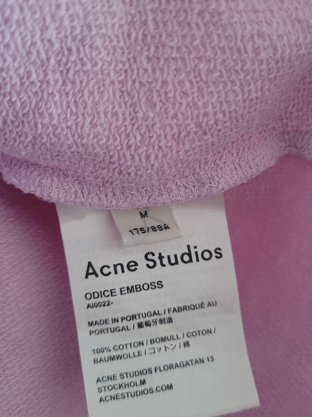 ACNE STUDIO 100% COTTON SWEATER - Picture 7 of 7